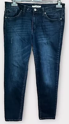 KanCan Jeans Women's Sz 15/31 Estilo Cut 30185 Distressed Tapered Stretch • $15.25