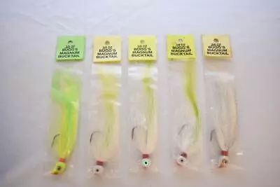 Vintage 3/8 Oz Magnum Bucktail Jigs Elliot Fishing Tackle Vinton VA • $5.95