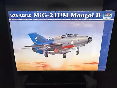 TRUMPETER 02219 MiG-21UM MONGOL B MODEL KIT-NIB-1:32 SCALE • $71.25