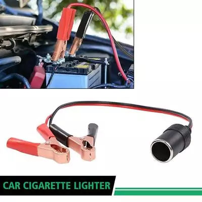 12V Battery To Cigarette Lighter Adapter Alligator 20A Car New Clip Socket T4F7 • $8.12