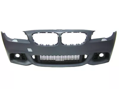 For 14-16 BMW 5 Series LCI F10 MTECH MSPORT Style Front Bumper W/o PDC FOG TYPE • $549.99