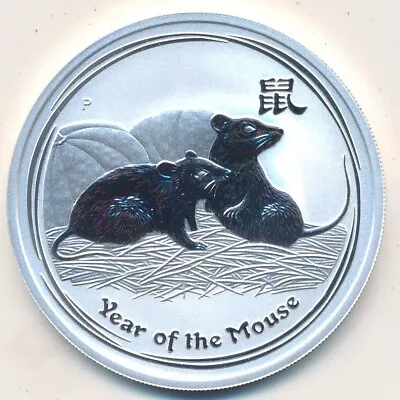 2008 Australia Year Of The Mouse Silver 2 Oz Coin 999-scarce Item! Ships Free! • $799.95