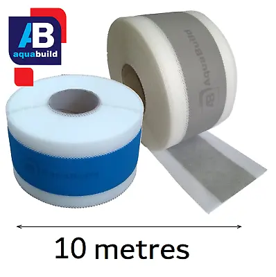 10 Metres Waterproof Tanking Tape Fleece-backed Wet Room System Aqua Shower Seal • £17.99