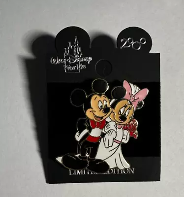 NEW Bride And Groom Mickey And Minnie Wedding WDW LE HARD TO FIND • $24.99