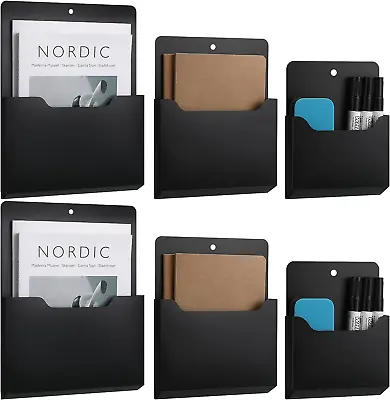 6 Pack Magnetic File Holder Magnetic Paper Holder Fridge Magnet Organizer Letter • $41.99