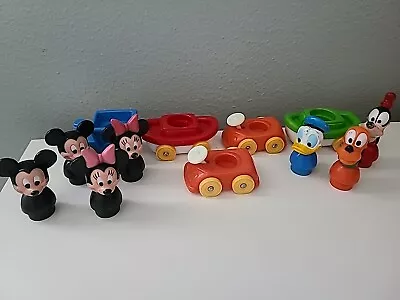Lot Fisher Price Little People Illco Disney 70s 80s Vintage Toys & Vehicles • $24