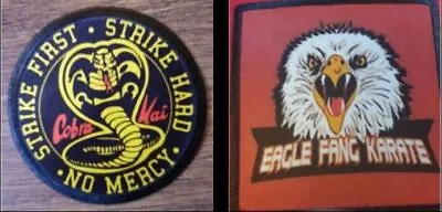 COBRA KAI / Eagle Fang Karate Karate Kid TV SERIES FILM  SEW / IRON ON PATCH • £5.99