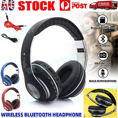 Noise Cancelling Wireless Headphones Bluetooth 5.0 Earphone Headset With Mic  • $17.58