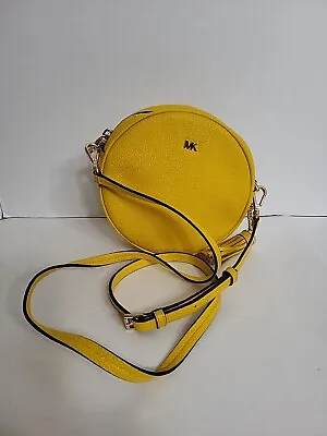 New Michael Kors Circle Crossbody Bag Yellow  • $85