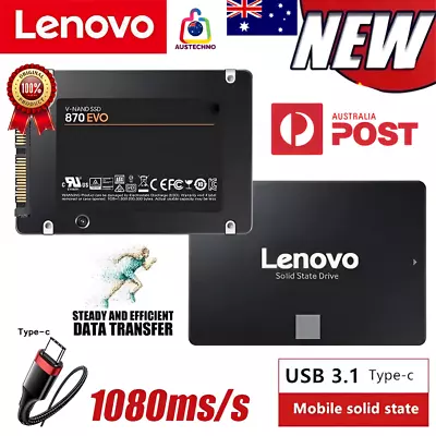 Lenovo Solid State Disk SSD 870 EVO 500GB 1TB 2TB Internal HDD Hard Drive Sata3  • $13.23