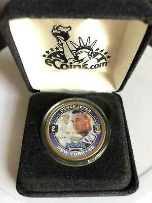 $24.99 • Buy Derek Jeter 2-sided Colorized 2007 Washington Presidential $1 Dollar Us Coin