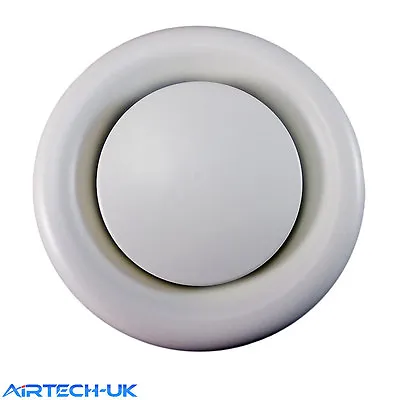 Air Vent Ceiling Grill Grille Outet Inlet Ventilation Fan Duct Ducting 4  5  6  • £8.39