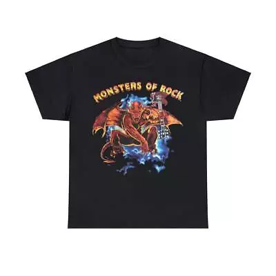 ACDC Monsters Of Rock Tour 1991 Black T-shirt Gift For Fan HD13932 • $21.99