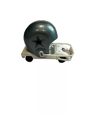 Vintage 1970's Dallas Cowboys NFL Football Mini Helmet Buggy Rare W/ White Cart • $45