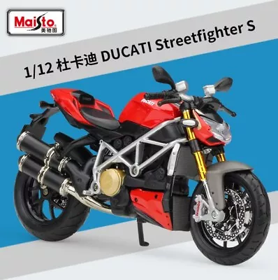 Maisto 1:12 Ducati Streetfighter S Motorcycle Bike Model New In Box • $13.78