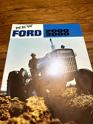 Ford Tractor 2000 3000 Tractor Brochure BAOH • $24.99