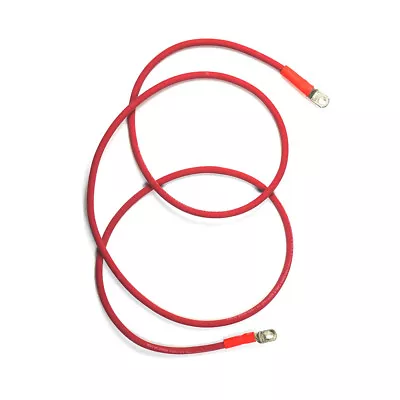 24  Red Flexible Copper Welding Cables For RV Car Motorcycle • $11.40