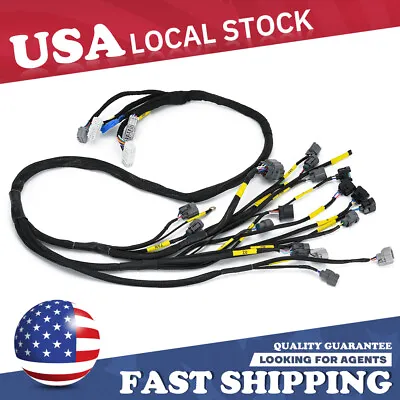 OBD2 D & B-series Tucked Engine Wire Harness For 92-00 Civic Integra B16 B18 D16 • $69.90