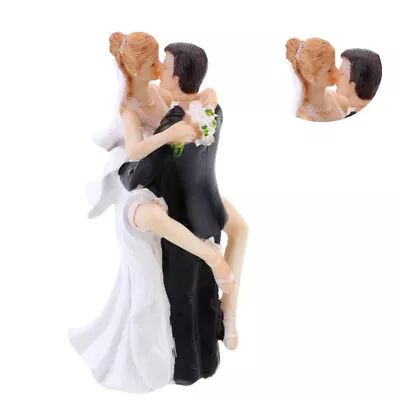  Wedding And Engagement Party Decoration Kissing Couple Figurine Sweet • £13.68