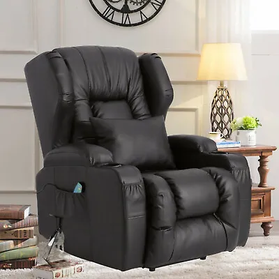 Power Lift Chair Vibration Massage Recliner Electric Sofa Chairs For Living Room • $439.99