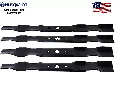4 Genuine Husqvarna Craftsman 42  Mower Blades 134149 422719 24676 424752  • $32.95