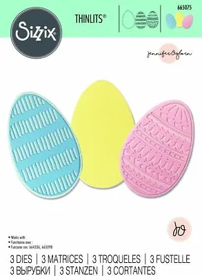 Sizzix Decorative Eggs Thinlits Die Set  665075 • £8.95