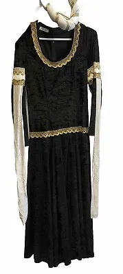 Medieval Gown & Headdress  Size 12/14  • £69.50