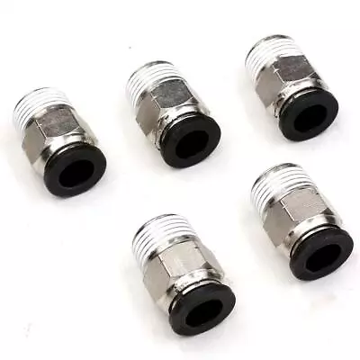 3/8 Air Fittings Push To Connect Fittings 3/8 Inch Tubing Od X 3/8 Npt Thread M • $20.54