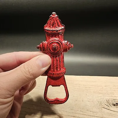 Antique Vintage Style Cast Iron Fire Hydrant Bottle Opener Fireman • $20