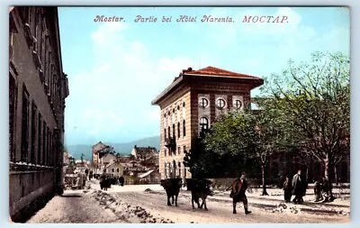 MOSTAR Partie Bei Hôtel Narenta-Bosnia And Herzegovina Postcard • $7.98