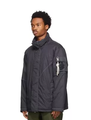 NWT MONCLER GENIUS 1 JW Anderson Navy Down Albatross Jacket SIZE 4 $1715 • $525