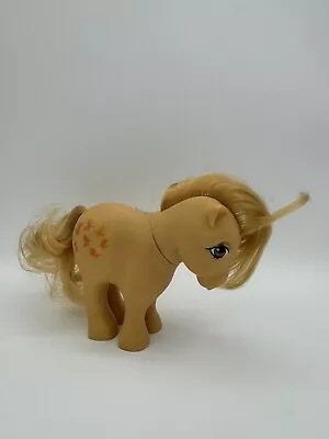 Vintage My Little Pony G1 1982 Butterscotch Flat Foot Orange Butterflies • $5