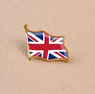 UNION JACK Flag Pin Badge Enamel Flag Badge Brooch ENGLAND FLAG Pin England Lape • £0.99