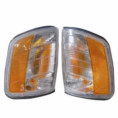 $93.85 • Buy 2x USA Turn Signal Corner Light Mercedes Benz E Class W124 E200 Saloon 500E 300E
