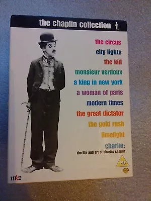 Charlie Chaplin Collection (DVD 2003 18-Disc Set Complete Features) • £59.99