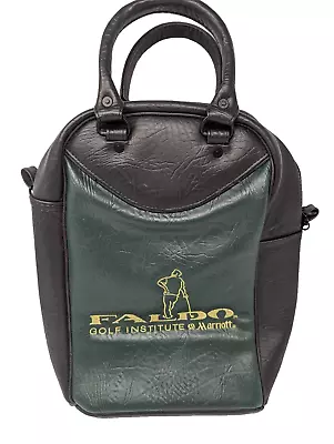 Nick Faldo Golf Institute Marriott Vintage Leather Embossed Shoe Accessory Bag • $29.99