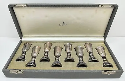 Georg Jensen La Paglia International Sterling Silver Cordial #100 Box Set Of 8 • $750