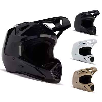 Fox Racing Mens V1 Solid Full Face Lightweight Dirt Bike Motocross Gear Helmets • $353.99