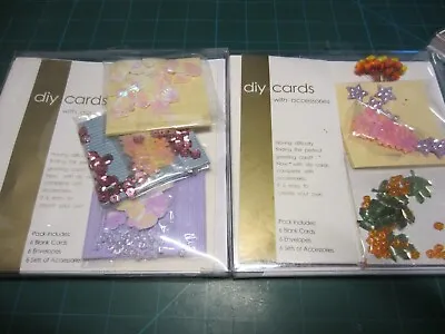 2 X DIY Card Making Kit With Accessories - Craft Kit For Card Making New • £0.99