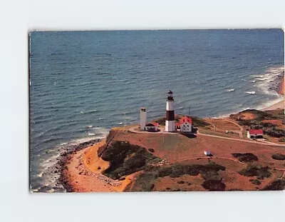 Postcard Montauk Point Lighthouse Long Island Montauk New York • $3.49