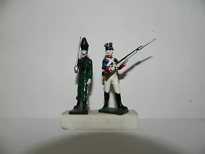 2 Vintage Steadfast White Metal Lead Waterloo Soldiers • £4.99