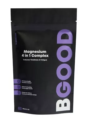 Magnesium 4 In 1 Complex High Strength 3200mg Made In UK • £11.99