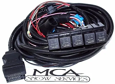 Boss Snow Plow 13 Pin Harness 5 Relay Main Truck Side Wiring Msc08001 • $349.99