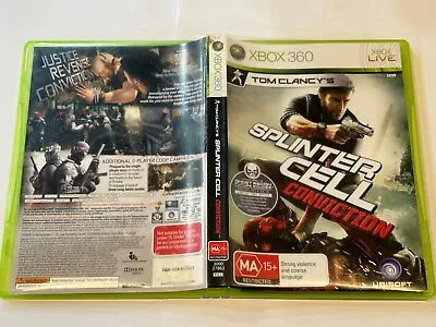 Tom Clancy's Splinter Cell Conviction (xbox 360 Game  Ma 15+) • $3.85