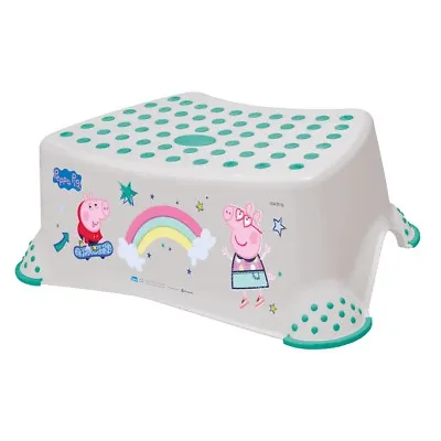 £11.99 • Buy Peppa Pig Toddler Toilet Training Non Slip Secure Up Step Stool - Grey