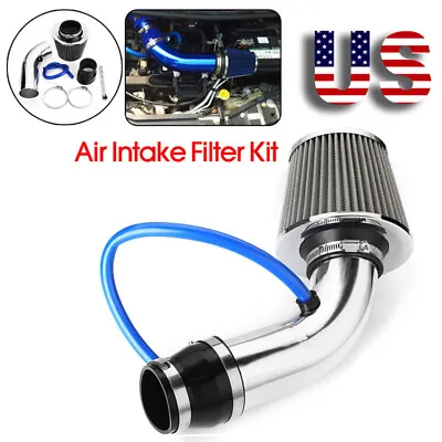 Car Accessories Cold Air Intake Filter Induction Kit Pipe Power Flow Hose System • $39.99