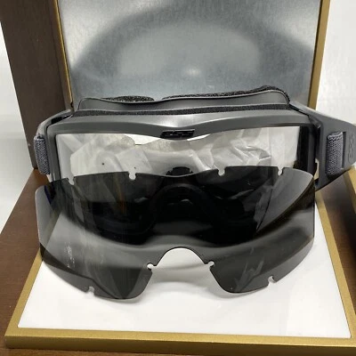 £113.42 • Buy ESS Eyewear 740-0516 Profile Pivot Goggle - Gray W/1 Clear Lens & 1 Smoke Gra...