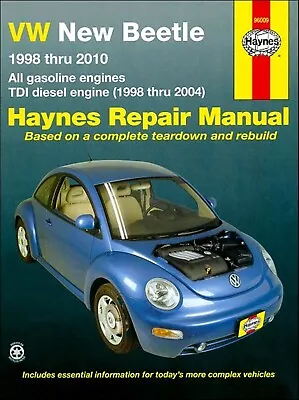 VW New Beetle Haynes Repair Manual 1998-2010 • $37.71