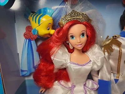 1997 Disney's The Little Mermaid Ariel Doll Eric Wedding Party Gift Set Mattel • $129.81