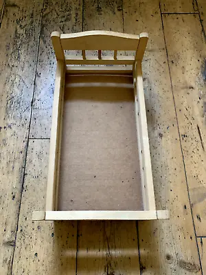Wooden Traditional Dolls Bed • £20